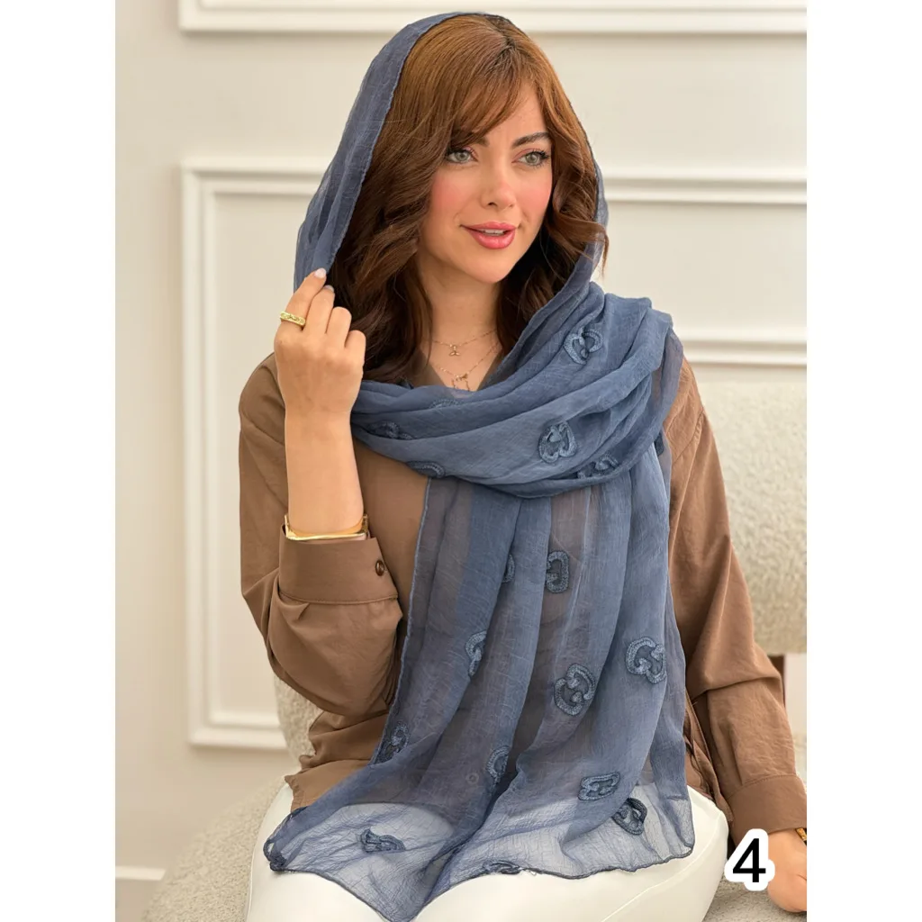 شال مجلسی حریر طرح گوچی
