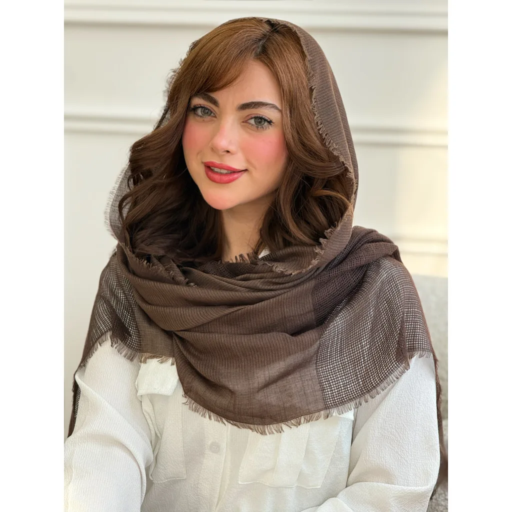 شال نخی دستک حصیری تابستونی