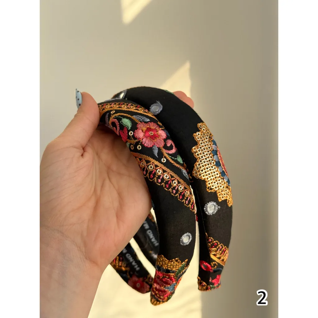 تل حجیم سوزندوزی مشکی